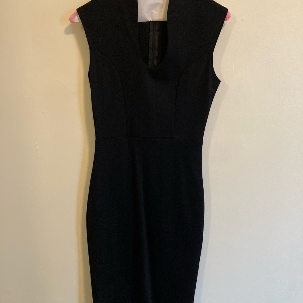 Rolla Coster Black Midi Sheath Dress
